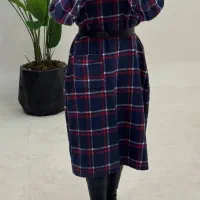 کفتان کمربندی/کفتان پاییزه/چارخونه پشمی|لباس|قم, باغ شازده|دیوار