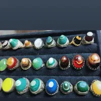 انگشتهای ارزان رنگ ثابت سنگ اصل معدنی