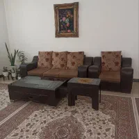 مبل ۷ نفره کلاسیک و تمیز ، چوب مقاوم، قیمت مناسب|مبلمان خانگی و میز عسلی|کامیاران, |دیوار
