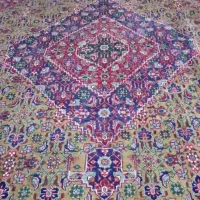 تک 12متری دستباف طرح ماهی رنگ و بافت خاص