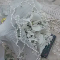 دسته گل عروس|گل مصنوعی|هشتگرد, مدرس|دیوار