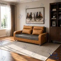 مبل تخت خواب شو سه تیکه دسته الدورا