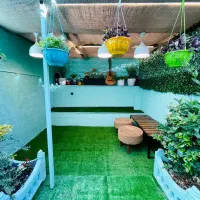 200متر-با-حیاط-اختصاصی-و-باغچه-سبز