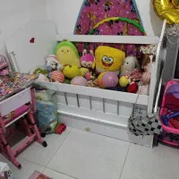 تخت گهواره ای سالم بدون استفاده با تشک