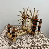 چرخ نخ ریسی قدیمی دکوری