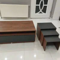 جلو مبلی با سه عدد عسلی کامل ام دی اف