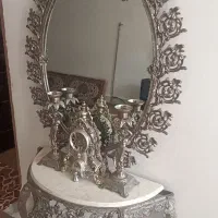 آینه شمعدان طرح برنز|آینه|تبریز, |دیوار