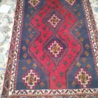 قالی دستباف|فرش|شیراز, گل سرخ|دیوار