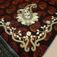 رومیزی سرمه دوزی(کار دست)|پرده، رانر، رومیزی|ری, فیروزآبادی|دیوار