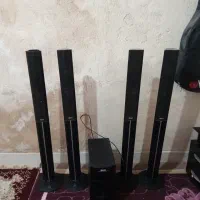 تلویزیون 32LG زیر تلویزیونی شیشه ای و سینما خانگی|تلویزیون و پروژکتور|شهرضا, |دیوار