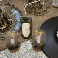 لوستر برنجی و کریستالی|لوستر و چراغ آویز|تهران, مجیدیه|دیوار