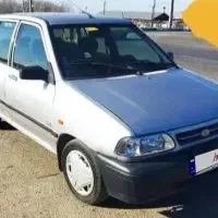 پراید نقرای ۹۰ بنزینی بدنه بی خط و خش