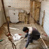 لوله کشی آب نصب کابینت نصب شیرالات  برق کشی برقکار