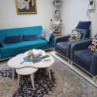 مبلمان راحتی۷نفره،میز ناهارخوری۶نفره،میزتلویزیون|مبلمان خانگی و میز عسلی|نوشهر, |دیوار