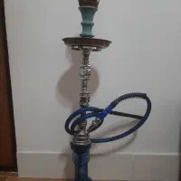 قلیان تنه سنگین برنجی روکش استیل