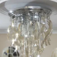 لوستر الماسی کریستالی شامپاینی