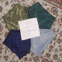 روسری ژاکارد لمه دار