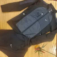 ست سویشرت شلوار کت کراپ جین