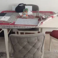 مبل ۵ نفره نیم ست + نهارخوری ۴ نفره|مبلمان خانگی و میز عسلی|اندیشه, اندیشه فاز ۳|دیوار