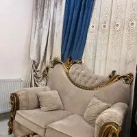 مبل پارچه مخمل+تاب ریلکسی|مبلمان خانگی و میز عسلی|پاکدشت, پاکدشت (مامازند)|دیوار