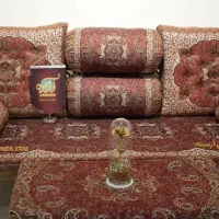 پشتی پکیج ۷ تکه شاهنشین ترمه ارغوان|پشتی|تهران, شکوفه|دیوار