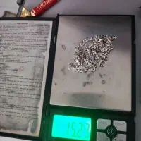 گردنبند کارتیر نقره ایتالیی|جواهرات|تهران, مینابی|دیوار