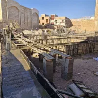 بتن ریزی با دستگاه خلاطه مرادی