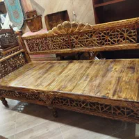 تخت سنتی چوب روس طرح شمسه و خورشید|مبلمان خانگی و میز عسلی|تهران, تهران‌ویلا|دیوار