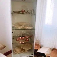بوفه  ویترین پاتختی  لوستر  کتابخانه  درحد نو