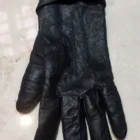 دستکش تمام چرم زنانه خارجی در حد نو|لباس|تهران, تسلیحات|دیوار