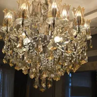 لوستر ۱۵شاخه و ۲۰ لامپ|لوستر و چراغ آویز|کرج, شاهین‌ویلا|دیوار