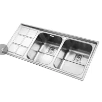 سینک استیل توکار برند milan آشپزخانه گارانتی دار