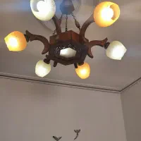 لوستر چوبی برند منجی