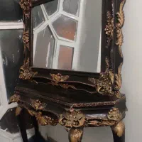 آینه کنسول چوبی