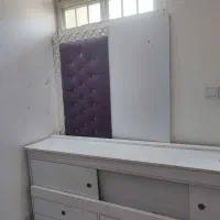 تختخواب دو نفره ام دی اف MDF|تخت و سرویس خواب|اندیمشک, |دیوار