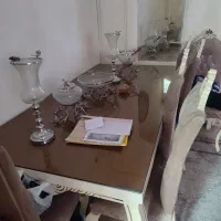 مبل‌ومیز‌نهارخوری۸نفره|مبلمان خانگی و میز عسلی|کرج, المهدی|دیوار