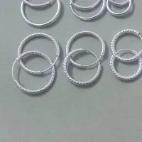 گوشواره حلقه ای نقره بمناسبت روز زن قیمت عالی|جواهرات|سبزوار, فیاض|دیوار