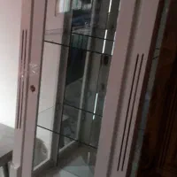 بوفه آینه چوبی|بوفه، ویترین، کنسول|فردیس, شهرک سپاه|دیوار