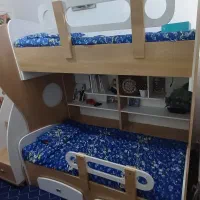 تخت دو طبقه|تخت و سرویس خواب|قم, چهل درخت|دیوار