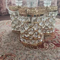لوستر 3شاخه کریستالی