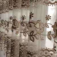 پرده ی پذیرایی و والان و اشانتیون پرده آشپزخانه|پرده، رانر، رومیزی|دماوند, دماوند|دیوار