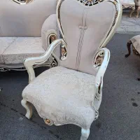 مبل‌سلطنتی‌۷نفره‌تمام‌چوب‌راش(مبلمان‌مرادی)|مبلمان خانگی و میز عسلی|تبریز, |دیوار