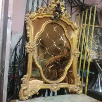 آینه کنسول ورق طلا