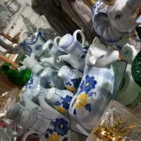 ظرف و ظروف گل ابی    خا   ستا    رم|ظروف سرو و پذیرایی|زنجان, |دیوار