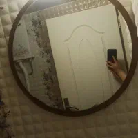 آینه چوبی مناسب راهرو و سرویس بهداشتی