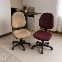 2 عدد صندلی اداری سالم چرخدار