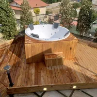 وان جکوزی حمام چهار نفره گرد قطر 180