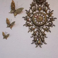 ساعت و پروانه برنز