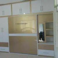 تهیه وساخت ونصب کابینت،کمددیواری،تخت تاشو،|کتابخانه، شلف، قفسههای دیواری|اسلامشهر, شهرک مفیدی|دیوار