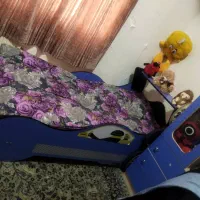 تخت کمد میز کامپیوتر  میز تحریر تخت ماشینی نوجوان|تخت و سرویس خواب|کرج, محمد آباد|دیوار